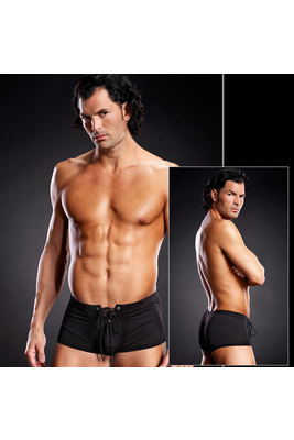 Низкие боксеры на шнуровке