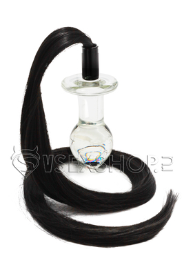 Плаг PONY PLAY из кристального стекла 