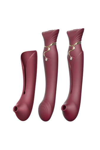 Вибратор+вакуумный стимулятор Queen PulseWave