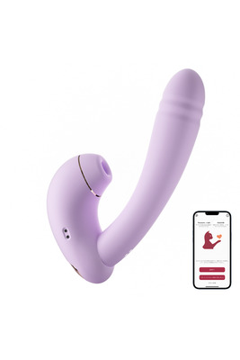 Пульсатор со съемным вакуумным стимулятором Minaka +APP