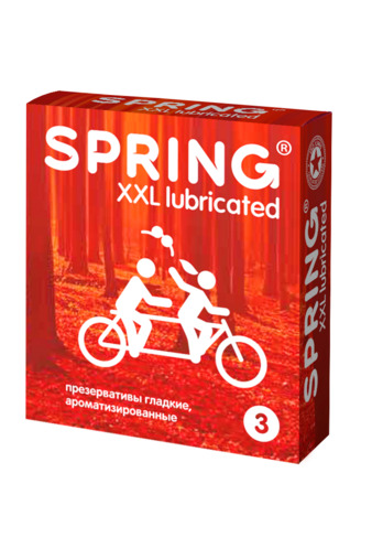 Увеличенные ароматизированные презервативы Spring XXL
